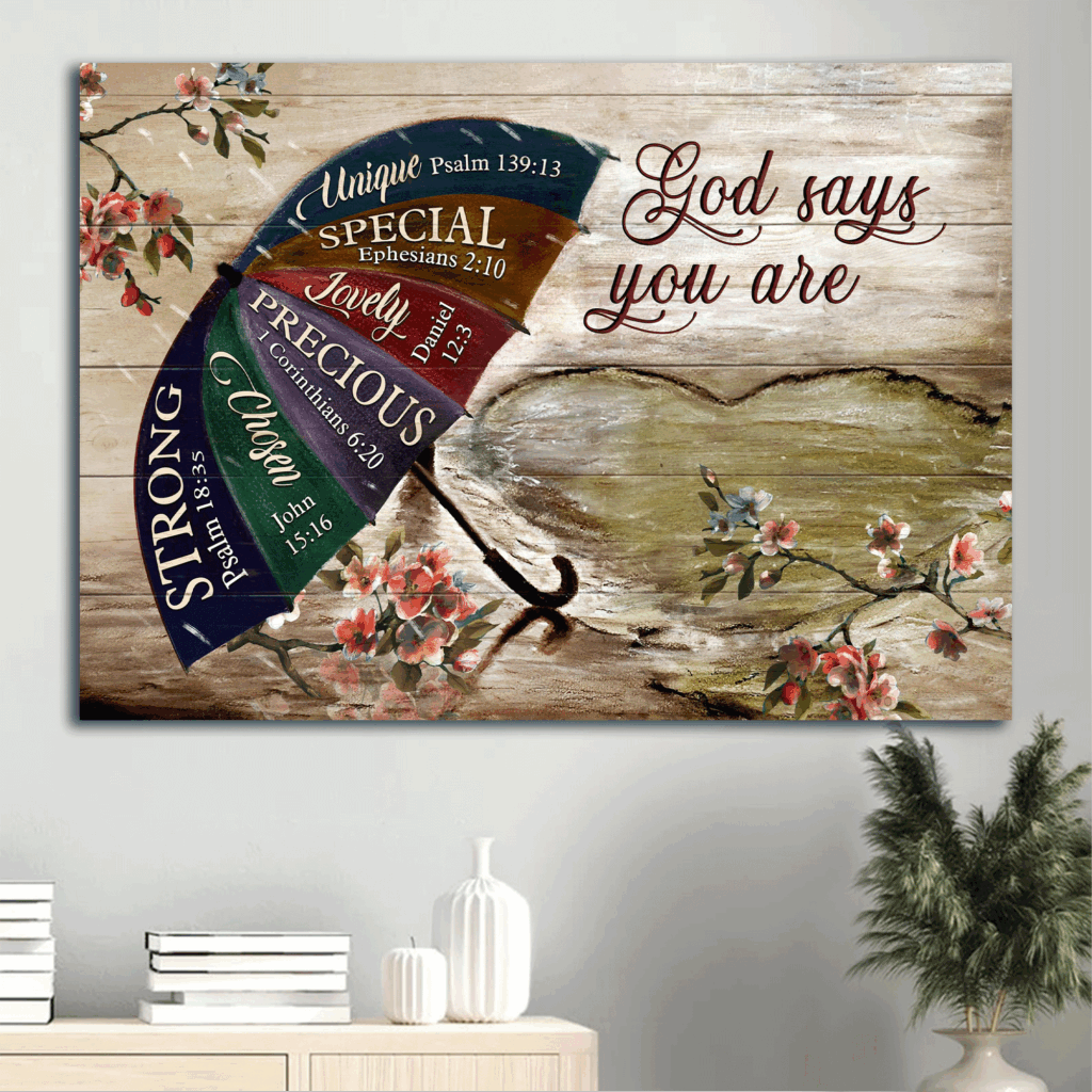 Unique Christian Home Decor: Jesus Landscape Poster – Rainy Day Heart Shape Gift from God Unique Christian Home Decor: Jesus Landscape Poster – Rainy Day Heart Shape Gift from God