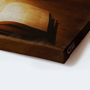 Jesus Landscape Poster - Home Decor Gift for Christians - Bible Cross Lamb of God Light from Heaven 1