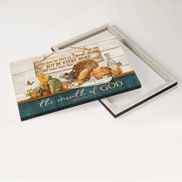 Jesus Landscape Poster Home Decor – Bible Verse & Monarch Butterfly Gift for Christian
