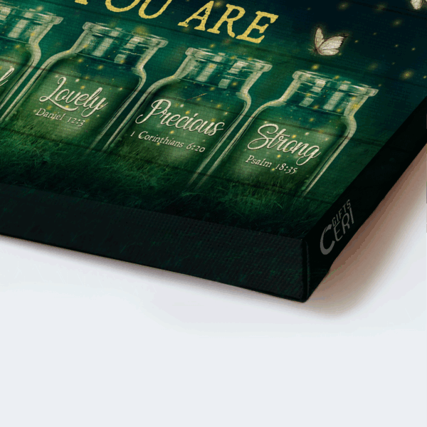 Jesus Landscape Poster: Night Firefly & Butterfly Home Decor Gift for Christian – Unique God-inspired Art