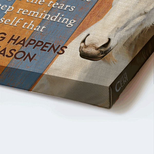 Jesus Landscape Poster: Beautiful Horse  Poster Home Decor Gift for Christian Home Decor – Everything Happens for a Reason