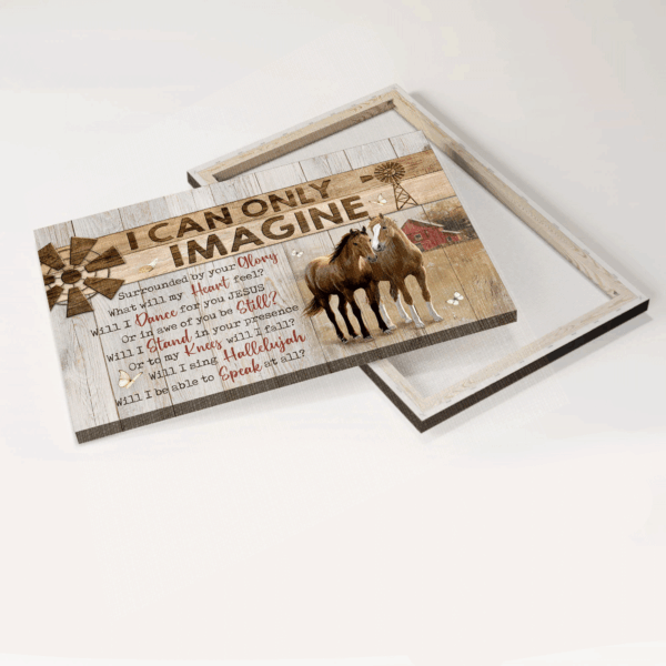 Jesus Landscape Poster Home Decor Gift – Horse Windmill Butterfly  Poster Home Decor Gift – Christian Gift
