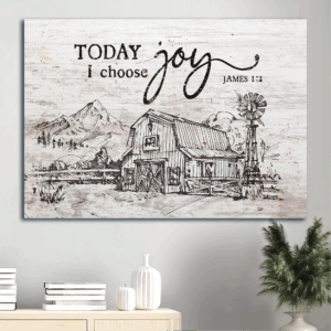 Jesus Landscape Poster: Beautiful Christian Gift with Joyful Sketch Painting