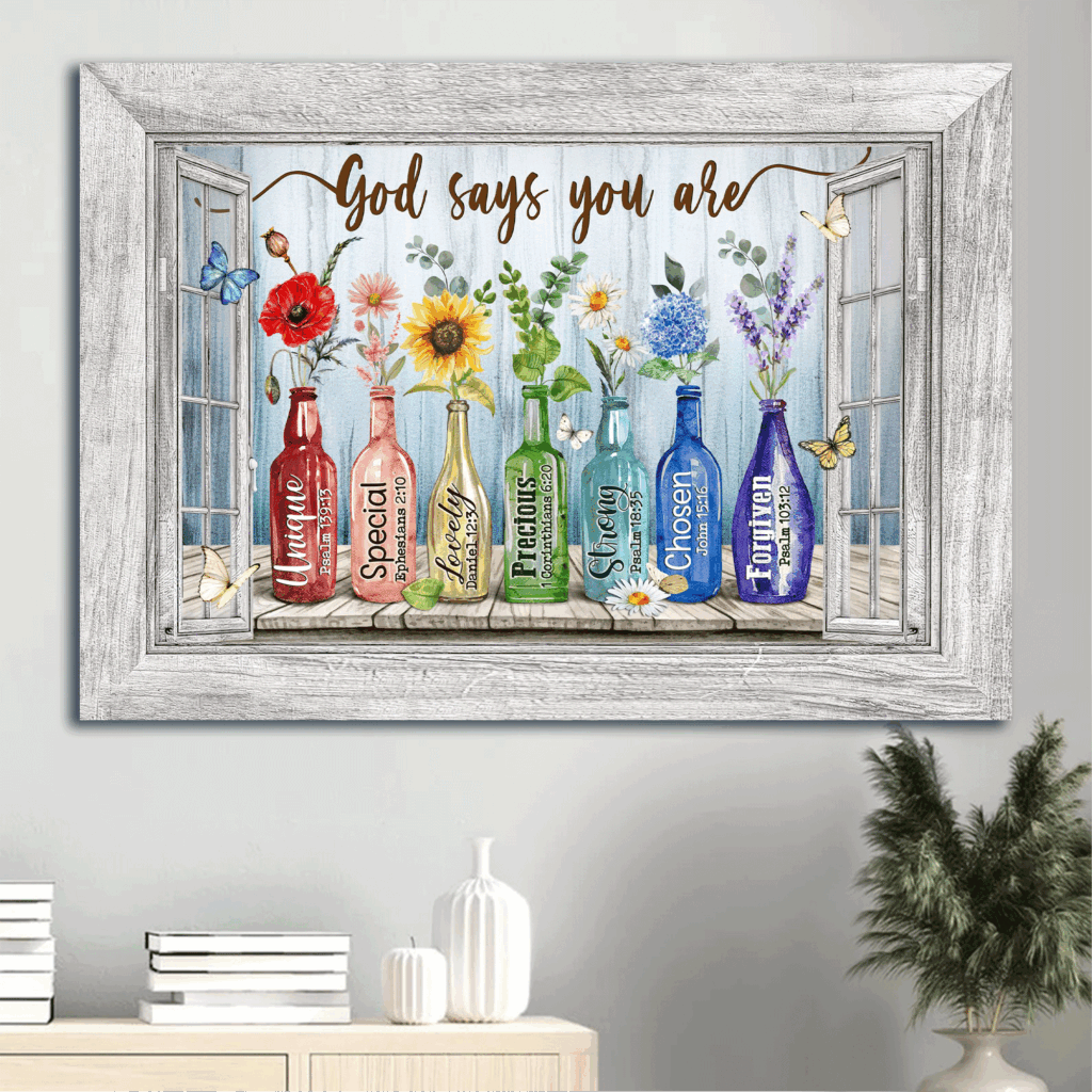 Jesus Landscape Poster Home Decor Gift – Beautiful Flowers Rainbow Colors Butterfly Poster Home Decor Gift – Christian Gift Jesus Landscape Poster Home Decor Gift – Beautiful Flowers Rainbow Colors Butterfly Poster Home Decor Gift – Christian Gift