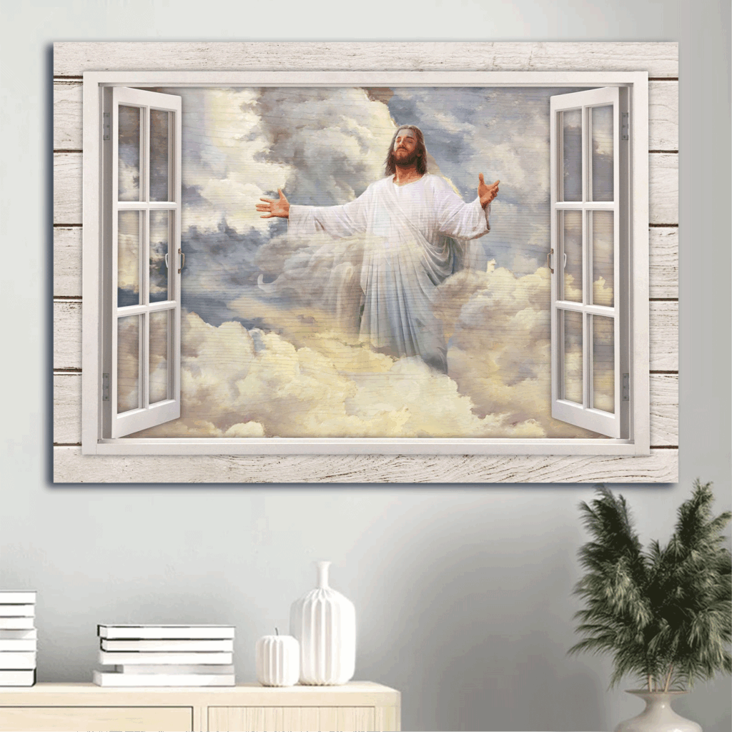 Jesus Landscape Poster – Heavenly Home Decor Gift for Christians Jesus Landscape Poster – Heavenly Home Decor Gift for Christians