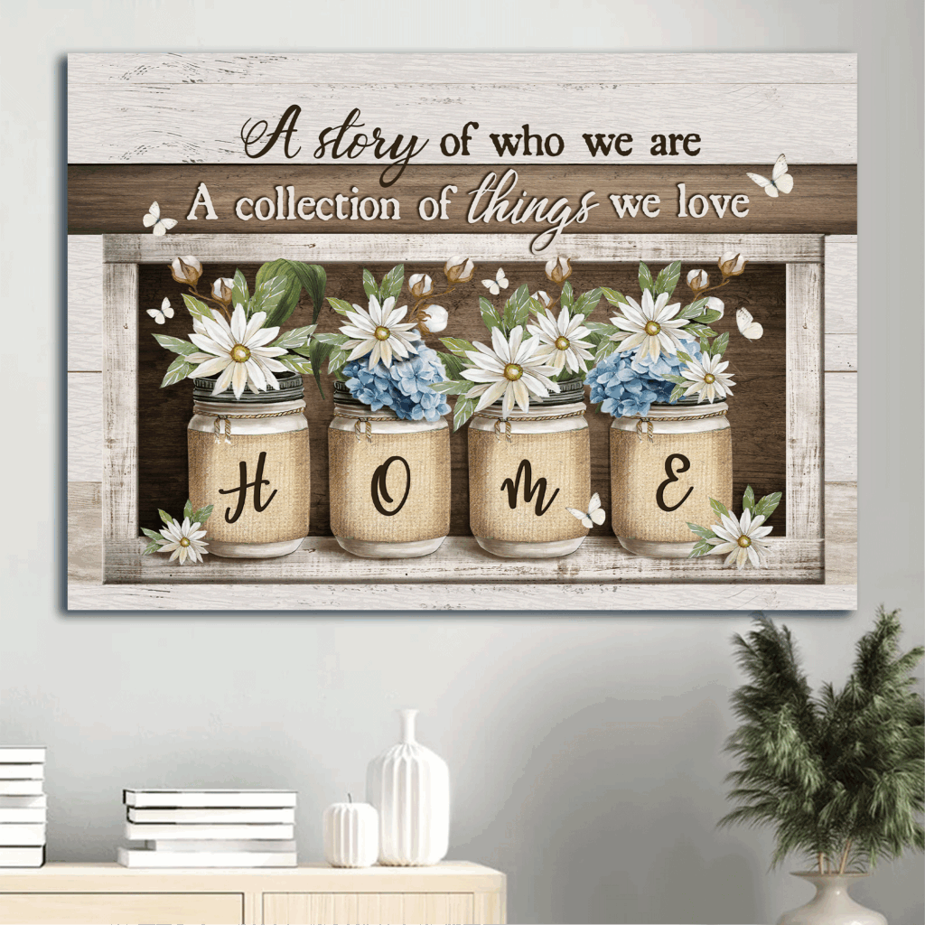 Jesus Landscape Poster Home Decor Gift – Beautiful Daisy Blue Hydrangea Butterfly – Gift For Christian Jesus Landscape Poster Home Decor Gift – Beautiful Daisy Blue Hydrangea Butterfly – Gift For Christian