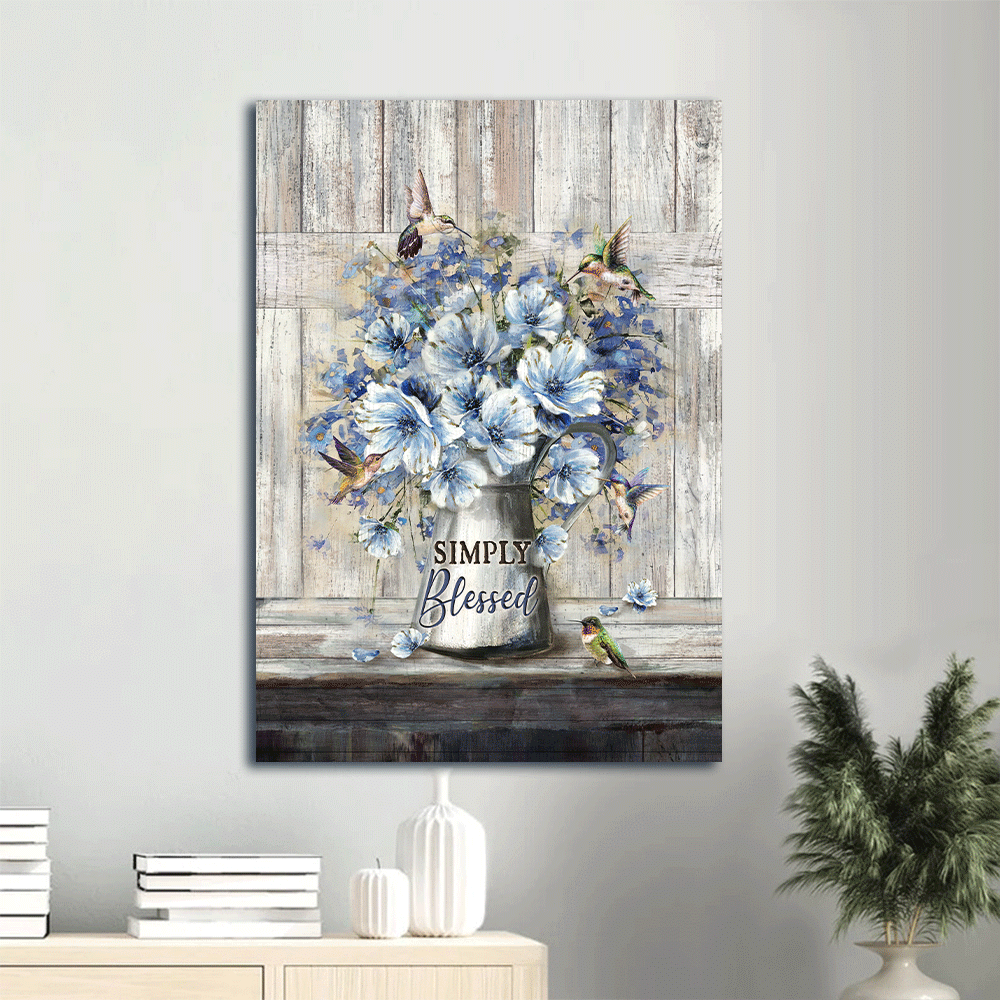 Beautiful Jesus Portrait Poster Home Decor Gift with Blue Daisy Flower and Hummingbirds Poster Home Decor Gift – Perfect Gift for Christians Beautiful Jesus Portrait Poster Home Decor Gift with Blue Daisy Flower and Hummingbirds Poster Home Decor Gift – Perfect Gift for Christians