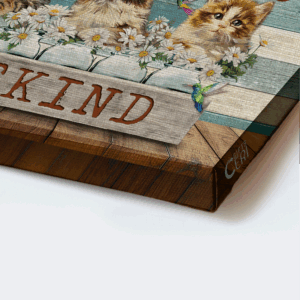 Jesus Landscape Poster Home Decor Gift - Beautiful Cat Drawing Daisy Field Hummingbird - Gift For Christian 1