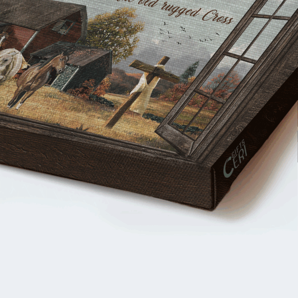 Christian Landscape Poster: Stunning Jesus & Horse Painting – Home Decor Gift with Amazing Grace