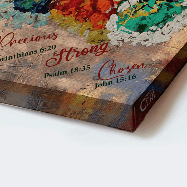 Jesus Landscape & Ballerina Abstract Painting Poster Home Decor Gift – Christian God Says You Are