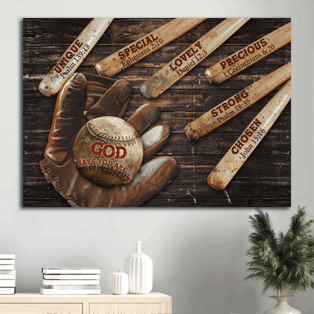 Christian Home Decor Gift Set – Jesus & Baseball Poster Collection Christian Home Decor Gift Set – Jesus & Baseball Poster Collection