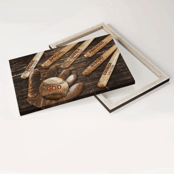 Christian Home Decor Gift Set – Jesus & Baseball Poster Collection