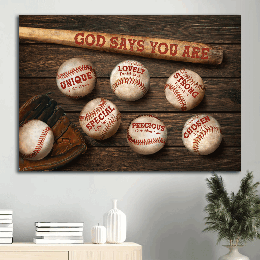 Jesus Landscape Poster: Baseball Sport Drawing Home Decor Gift for Christian Jesus Landscape Poster: Baseball Sport Drawing Home Decor Gift for Christian