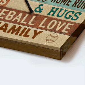 Jesus Baseball Landscape Poster Home Decor Gift - Sport Drawing Christian Family Gift 1