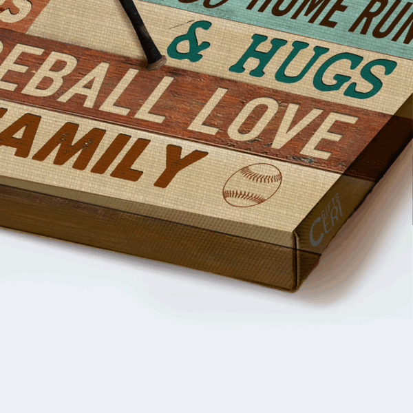 Jesus Baseball Landscape Poster Home Decor Gift – Sport Drawing Christian Family Gift