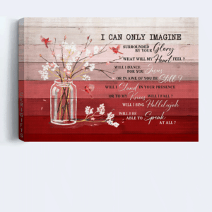 Christian Home Decor Gifts: Jesus & Cardinal Landscape Posters - Baby Flower Painting I Can Only Imagine 3