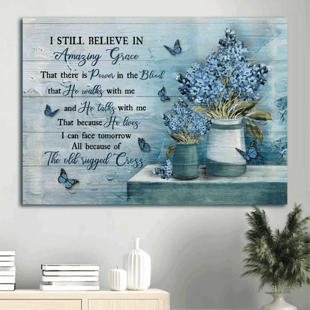 Christian Home Decor Gifts: Jesus Landscape & Blue Butterfly Posters – Amazing Grace Christian Home Decor Gifts: Jesus Landscape & Blue Butterfly Posters – Amazing Grace