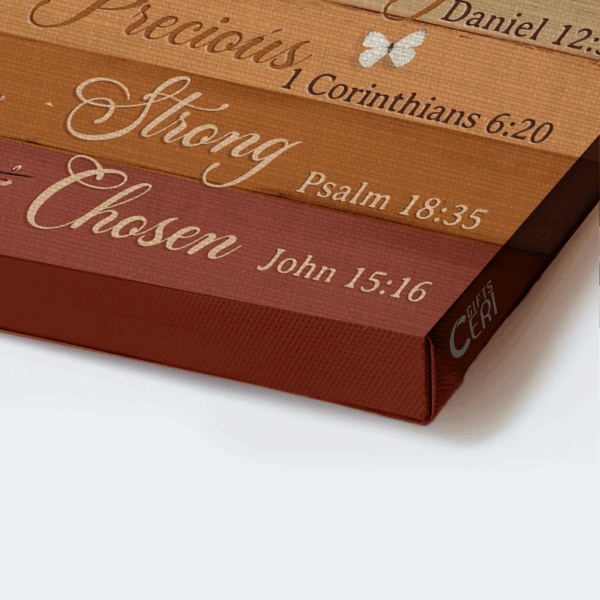 Jesus Landscape Poster Home Decor Gift – Christian Baby Cotton Flower & Butterfly Art
