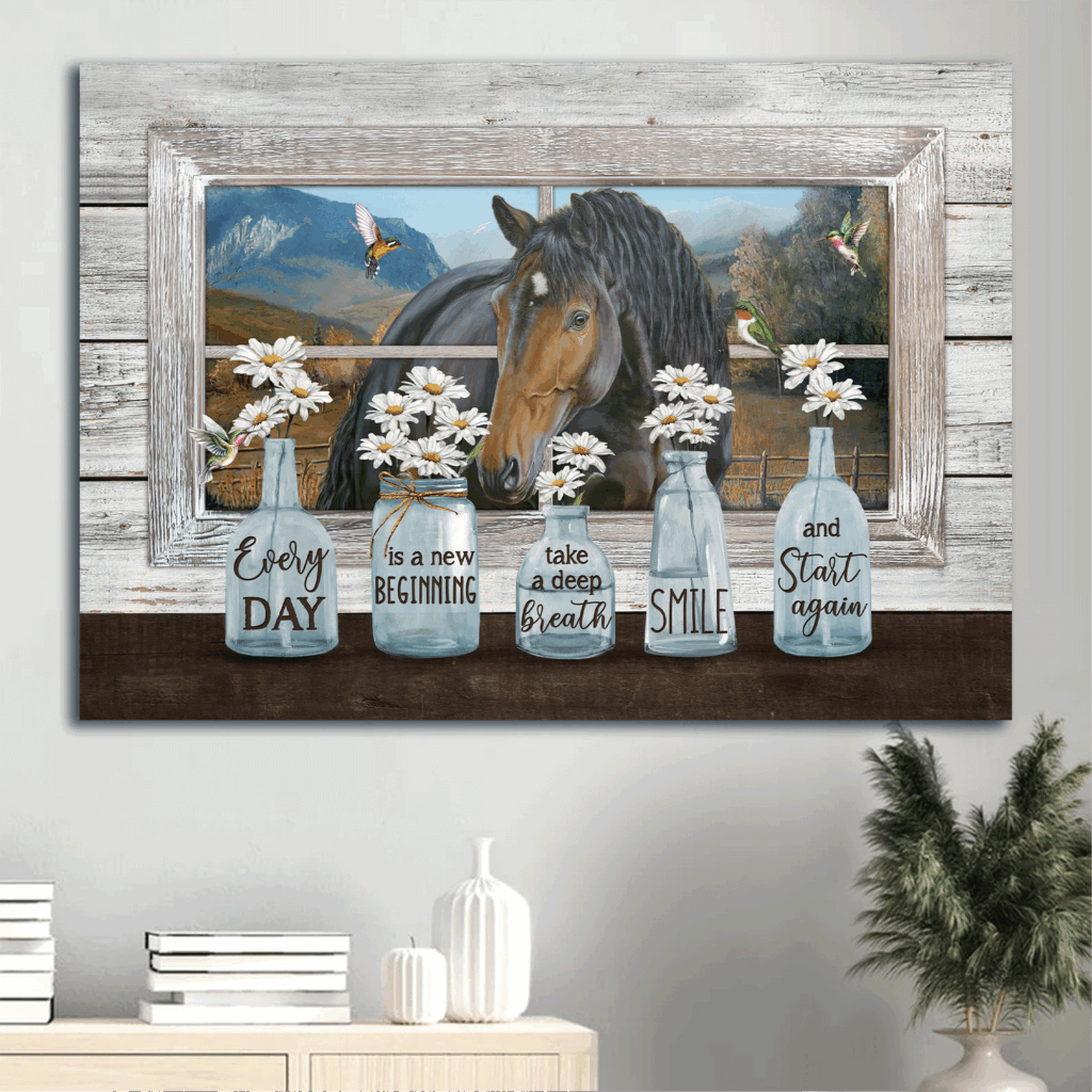 Christian Home Decor Gift: Jesus Landscape & Hummingbird Poster – New Beginning Theme Christian Home Decor Gift: Jesus Landscape & Hummingbird Poster – New Beginning Theme