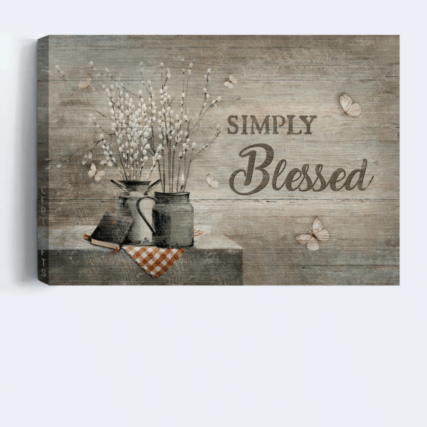 Christian Home Decor Gifts: Jesus Landscape Bible & Butterfly Posters – Simply Blessed Gift