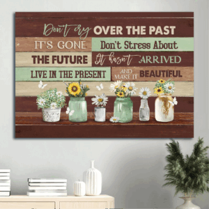 Baby Turtle Beach Grass Blue Ocean Sunrise Sky Landscape Poster Home Decor Gift for Christian - Live in the Sunshine