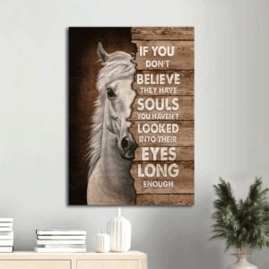 Jesus and Horse Portrait Posters - Christian Home Decor Gifts