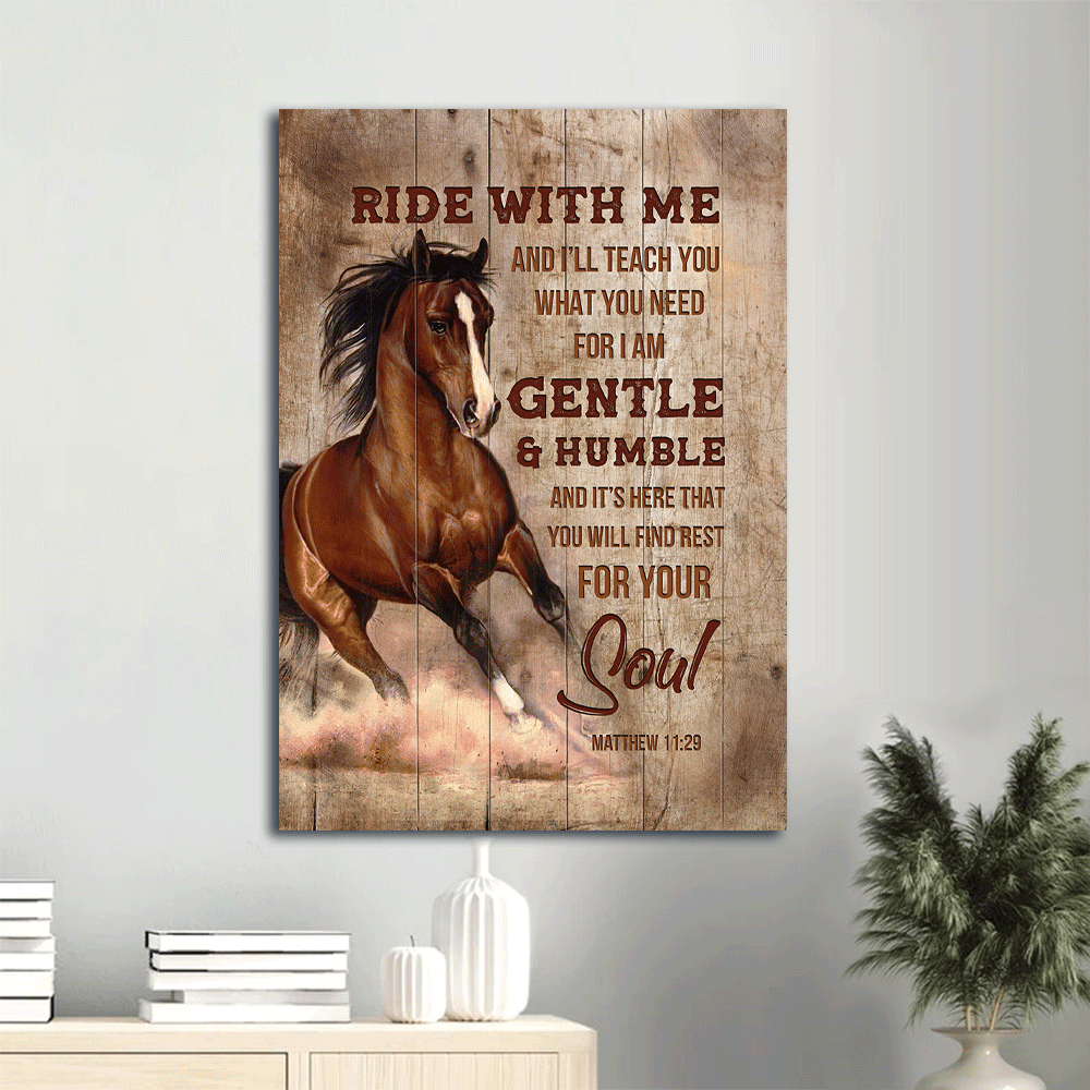 Jesus & Horse Painting Poster Home Decor Gift – Ride With Me Christian Art Jesus & Horse Painting Poster Home Decor Gift – Ride With Me Christian Art