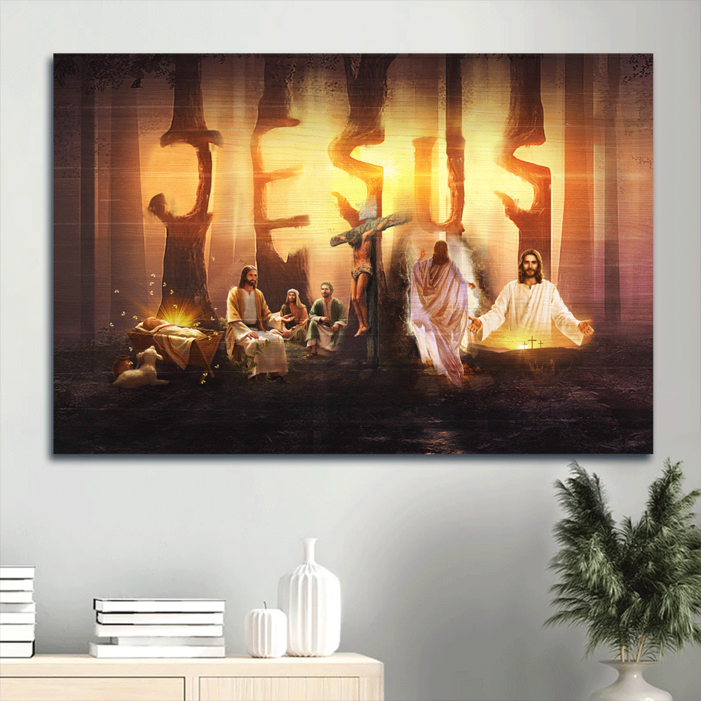 Christian Home Decor: Jesus & Little Lamb Landscape Posters – Unique Gifts for Christians Christian Home Decor: Jesus & Little Lamb Landscape Posters – Unique Gifts for Christians