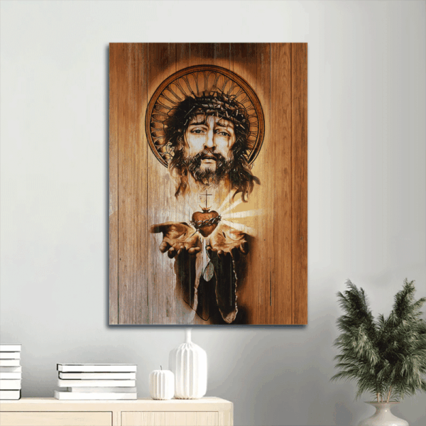 Beautiful Jesus Portrait Poster – Stunning Home Decor Gift for Christians