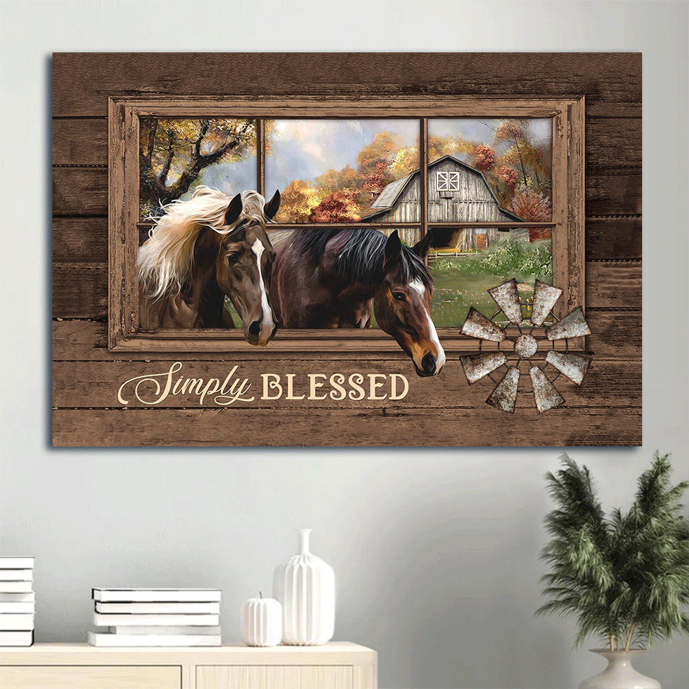 Jesus Landscape Poster Home Decor – Stunning Horse Farm and Windmill Art – Simply Blessed Gift for Christians Jesus Landscape Poster Home Decor – Stunning Horse Farm and Windmill Art – Simply Blessed Gift for Christians