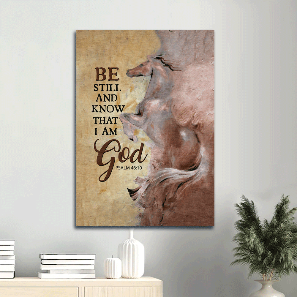 Jesus Portrait Poster Home Decor Gift – Stunning Horse Drawing on Yellow Background – Gift for Christian – Be Still And Know That I Am God Jesus Portrait Poster Home Decor Gift – Stunning Horse Drawing on Yellow Background – Gift for Christian – Be Still And Know That I Am God
