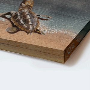 Seaturtle Beach Jesus Landscape Poster - Inspirational Religious Gift for Christian Home Decor 3