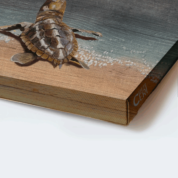 Seaturtle Beach Jesus Landscape Poster – Inspirational Religious Gift for Christian Home Decor