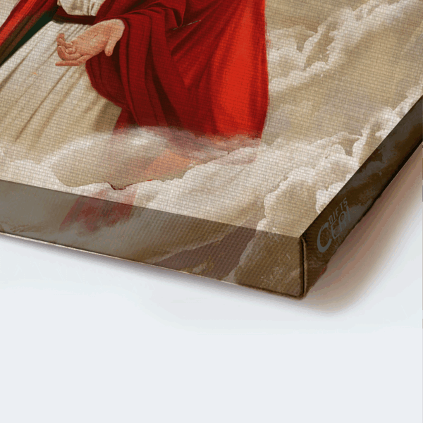 Religious Jesus Landscape Poster Home Decor Gift – Holy Spirit Dove God in Heaven – Christian Art