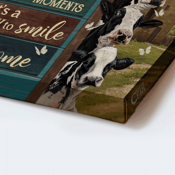 Family Landscape Poster: Dairy Cow & Jesus Art for Home Decor – Perfect Gift for Family Members