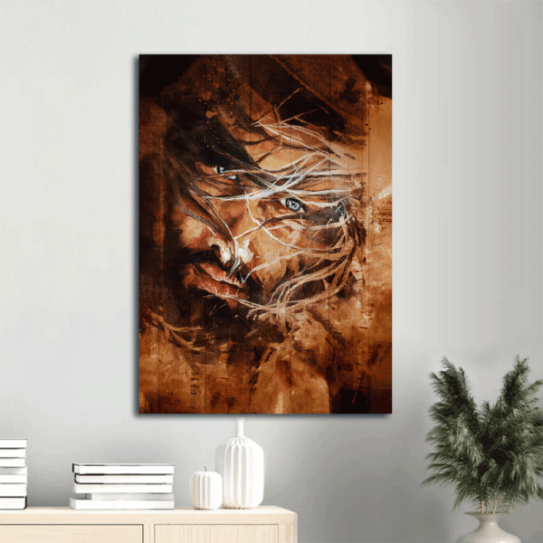 Jesus Portrait Poster: Christ the Redeemer Home Decor – Inspirational Gift for Christian