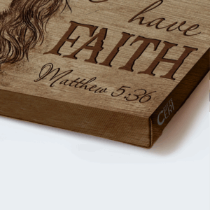 Jesus Landscape Poster Home Decor Gift - Inspirational Christian Quote for Faith 1
