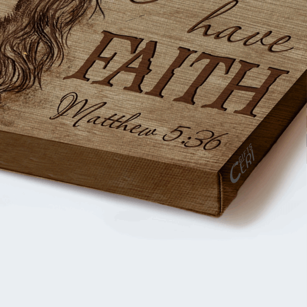 Jesus Landscape Poster Home Decor Gift – Inspirational Christian Quote for Faith