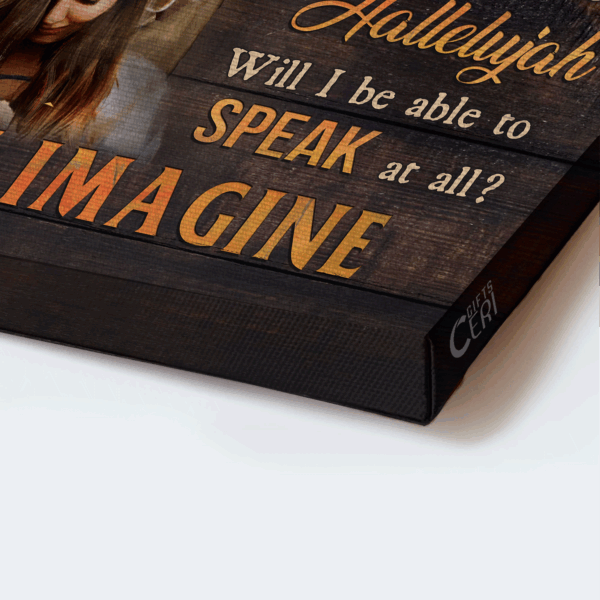 Queen Crown Jesus Landscape Poster – Inspirational Christian Gift – I Can Only Imagine