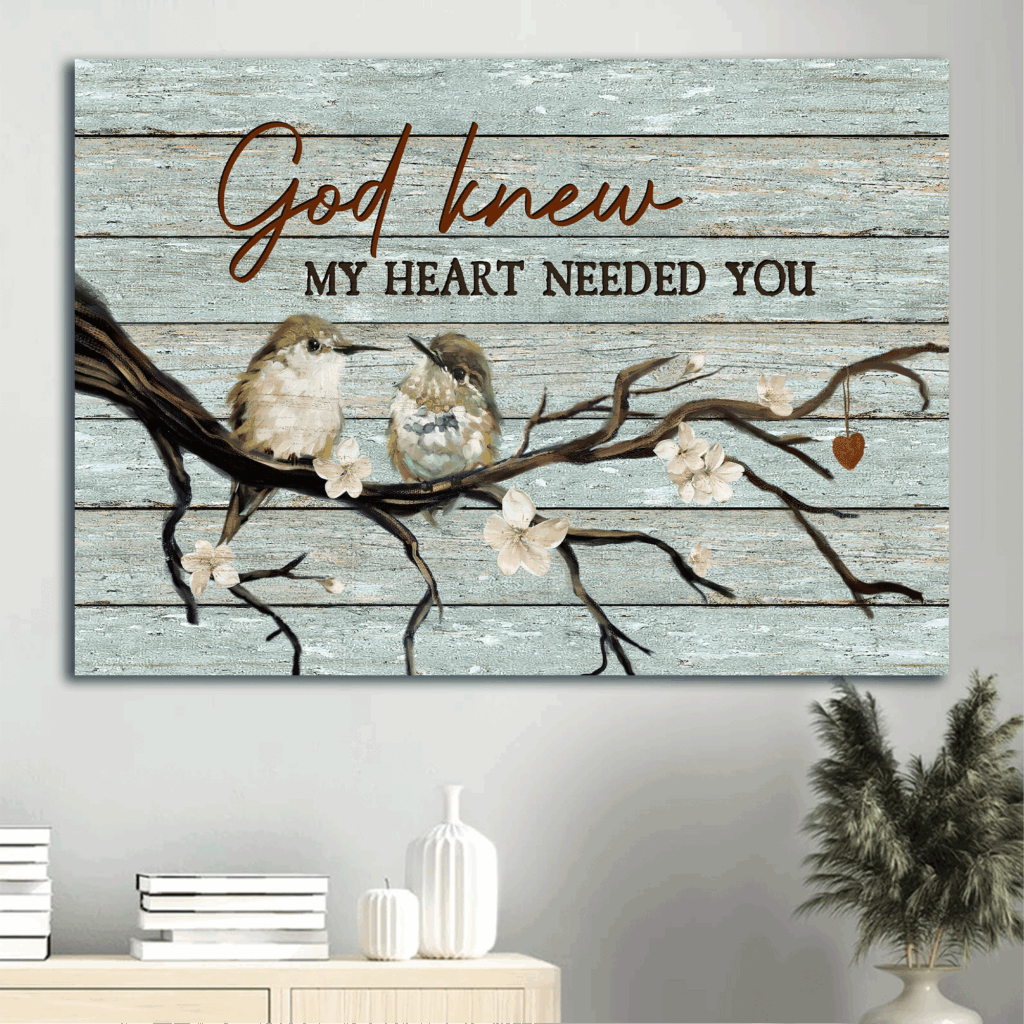 Jesus Landscape & White Jasmine Poster Home Decor Gift – Christian Gift with Baby Hummingbirds God Knew My Heart Needed You Jesus Landscape & White Jasmine Poster Home Decor Gift – Christian Gift with Baby Hummingbirds God Knew My Heart Needed You