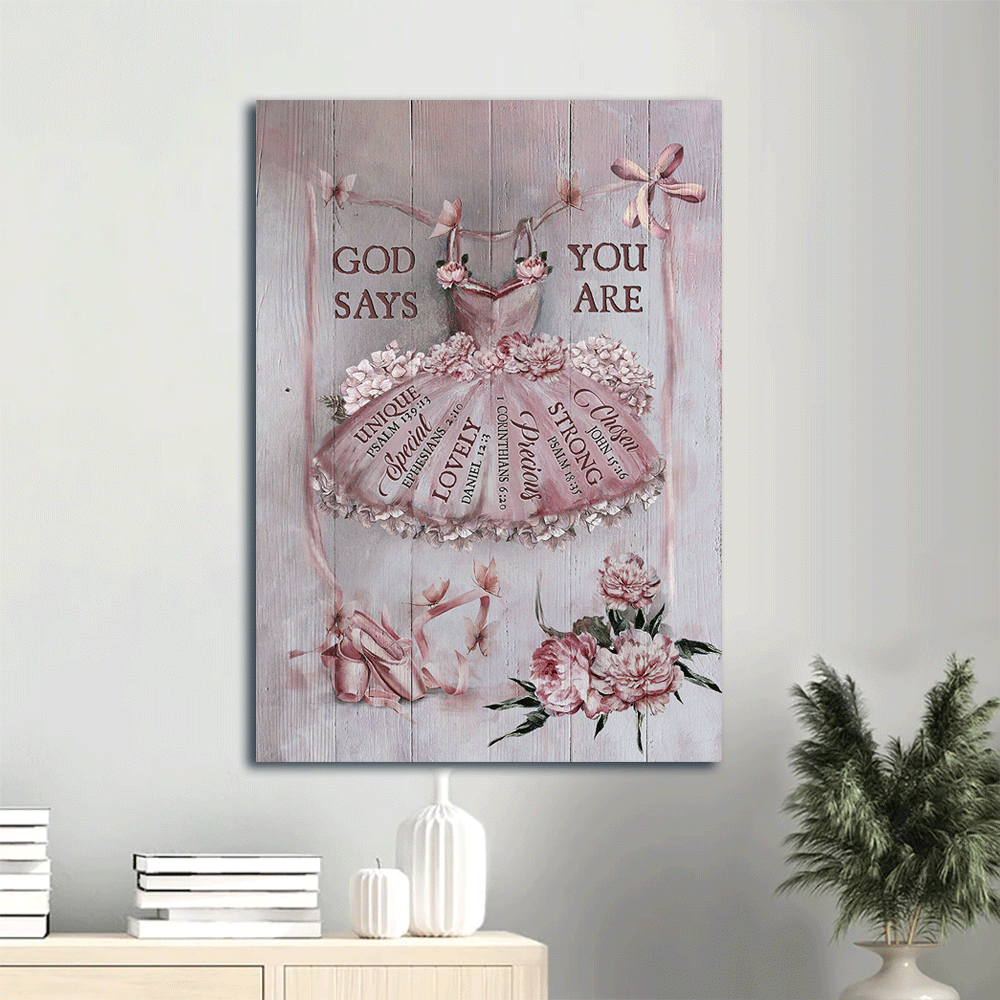 Jesus Portrait Poster – Ballet Drawing in Pretty Pink Dress with Lovely Peony – Gift for Christian Home Decor Jesus Portrait Poster – Ballet Drawing in Pretty Pink Dress with Lovely Peony – Gift for Christian Home Decor