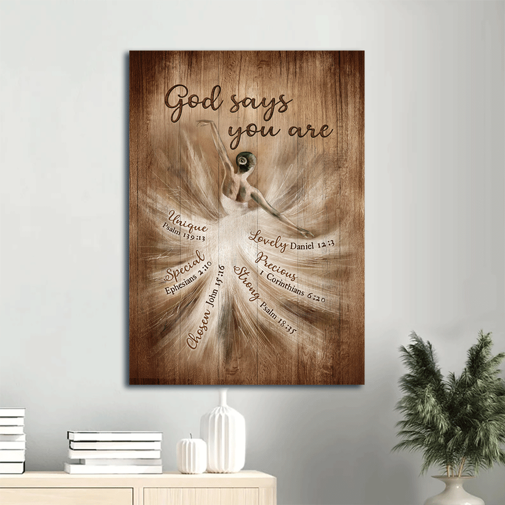 Vintage Ballerina Drawing Jesus Portrait Poster Home Decor Gift – Christian God Says You Are Vintage Ballerina Drawing Jesus Portrait Poster Home Decor Gift – Christian God Says You Are