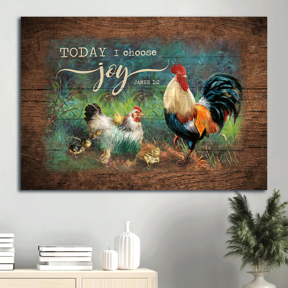 Religious Christian Jesus Landscape Poster: Chick Couple Drawing Home Decor Gift – Choose Joy Religious Christian Jesus Landscape Poster: Chick Couple Drawing Home Decor Gift – Choose Joy