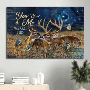 Religious Christian Home Decor: Jesus & Wildlife Landscape Poster Gift