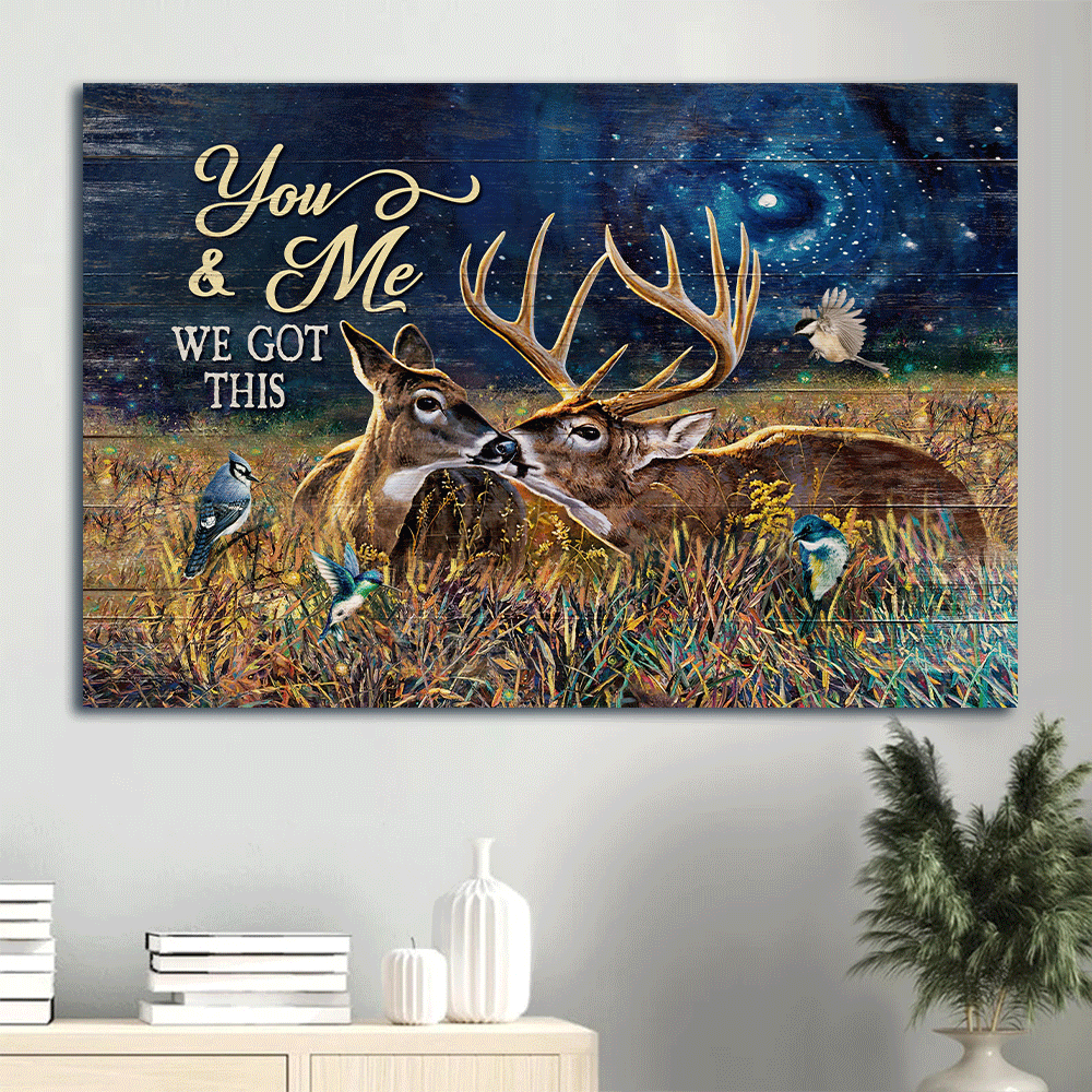 Religious Christian Home Decor: Jesus & Wildlife Landscape Poster Gift Religious Christian Home Decor: Jesus & Wildlife Landscape Poster Gift