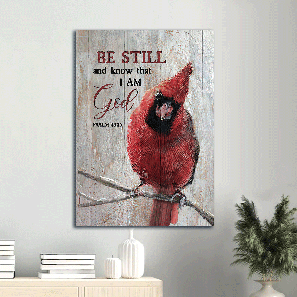 Red Cardinal Jesus Portrait Poster Home Decor Gift – Christian Gift – Be Still and Know Red Cardinal Jesus Portrait Poster Home Decor Gift – Christian Gift – Be Still and Know