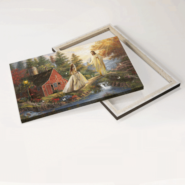 Jesus Landscape Poster Home Decor Gift – Stunning Scenery with Christian Theme