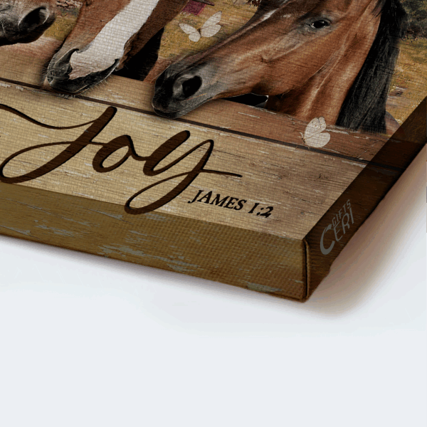 Jesus Landscape Poster: Beautiful Horse & Farm Drawing Red House  Poster Home Decor Gift – Gift for Christian Home Decor – Today I Choose Joy