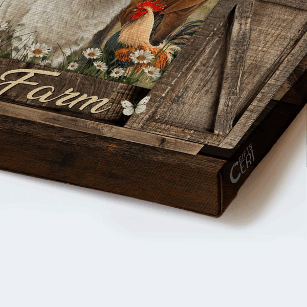 Jesus Landscape Poster: Cute Sheep Animal Painting for Christian Home Decor – Farm Memories Gift