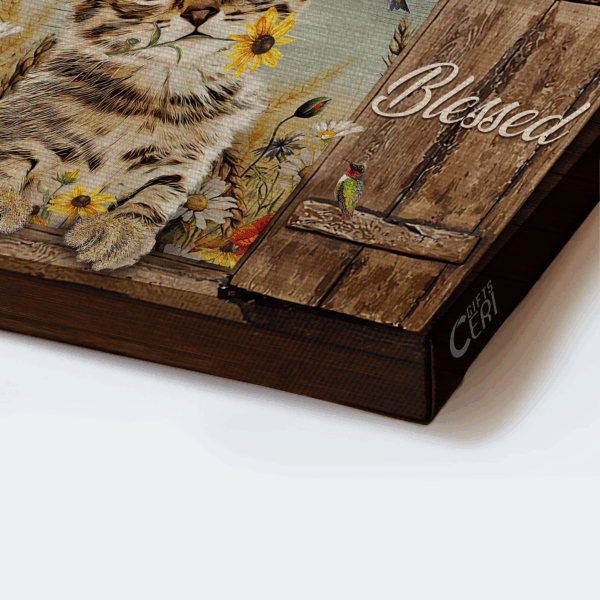 Jesus Landscape Poster Home Decor Gift – Dream Cat Yellow Daisy Hummingbird  Poster Home Decor Gift – Perfect Christian Gift
